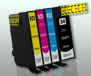 12Ml Magenta Workforce WF-3720DWF / WF-3725DWF-0.95K-34XL