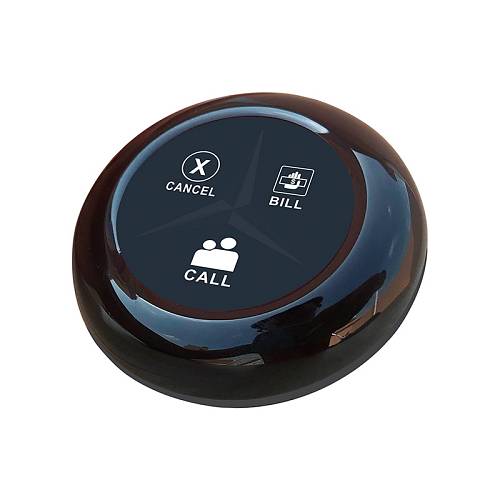 Συσκευή τηλεειδοποίησης σερβιτόρου AVPos AVP-AC-3B-WP  - 3 λειτουργίες - Μαύρο