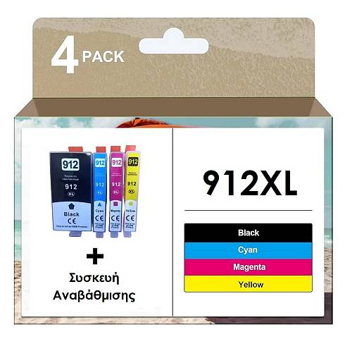 Συμβατά μελάνια για HP 912XL - 5 PACK + Συσκευή Αναβάθμισης