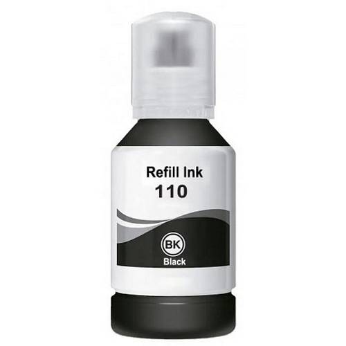 Συμβατό Ink για EPSON 110/111,C13T03P14A, ET-M1100,1180,2120,3140,3170 - C13T03M140  BLACK PIGMENT (140ml)