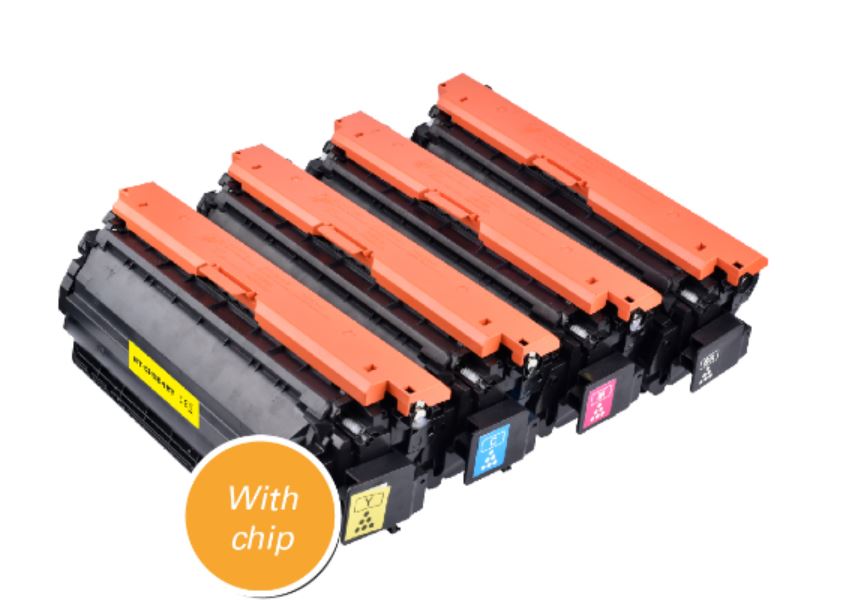 Yellow Compa HP Flow X577,MFP X580 ,Managed X55745dn-14K#W9242MC