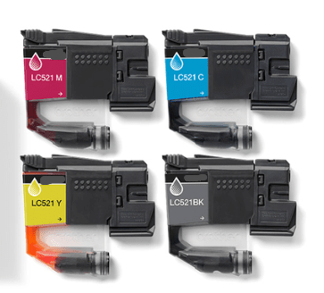 Magenta Compatible Cartridge DCP-J1260W/J1313DW/J1360DW/J1460DW-0.5K#LC521M