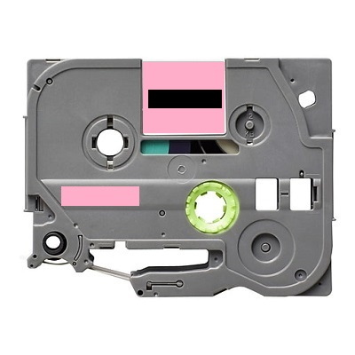 Label color Black-Pastel Pink 12mmX5m for Brother P-Touch