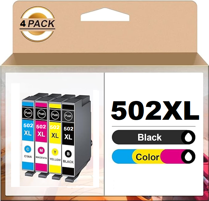 EPSON ΣΥΜΒΑΤΗ ΠΟΛΥΣΥΣΚΕΥΑΣΙΑ INK T502XL BLACK*1, CYAN*1, MAGENTA*1, YELLOW*1 C13T02W64010