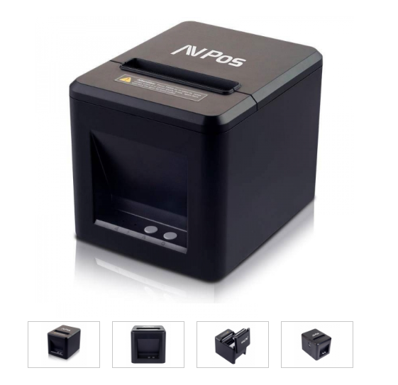 Θερμικός Εκτυπωτής 80mm AVPos AVP-TC40NET - 576dpi Resolution - 260mm Speed ​​- USB, LAN - Auto-Cut