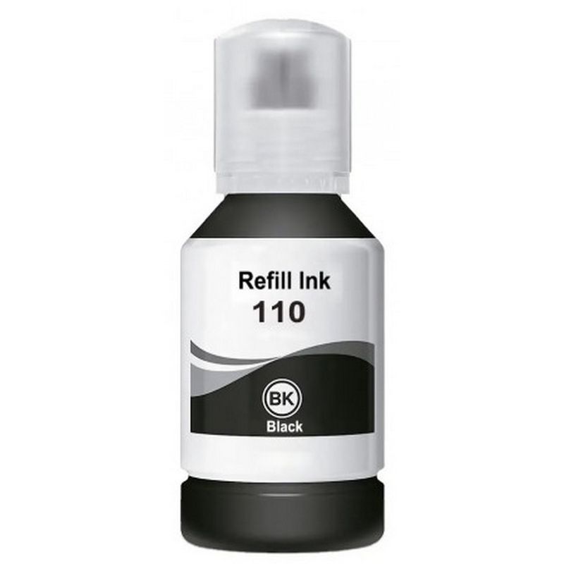 Συμβατό Ink για EPSON 110/111,C13T03P14A, ET-M1100,1180,2120,3140,3170 - C13T03M140  BLACK PIGMENT (140ml)
