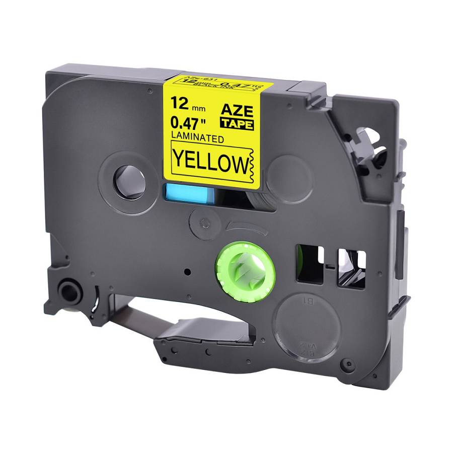 TZE-631 (TZE631) 12MMX8M Συμβατή Ταινία για Brother Ετικετογράφο